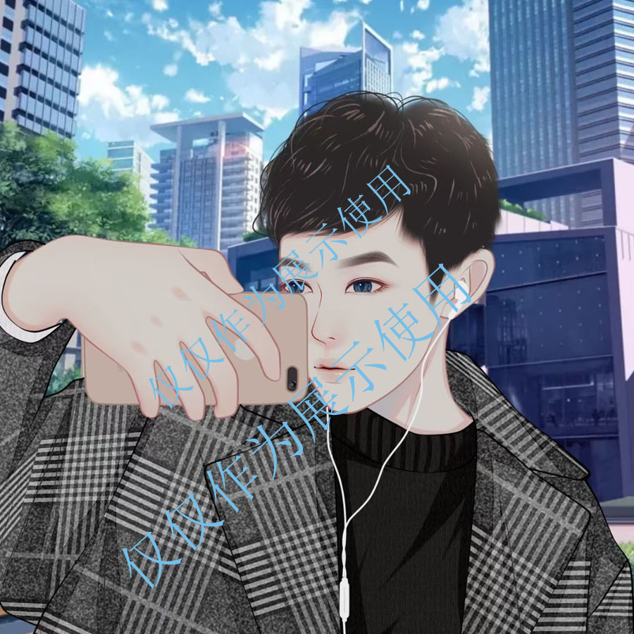 北猫(写实类)：私人订制绘画漫画图片送同学朋友情侣家人最好节日礼物